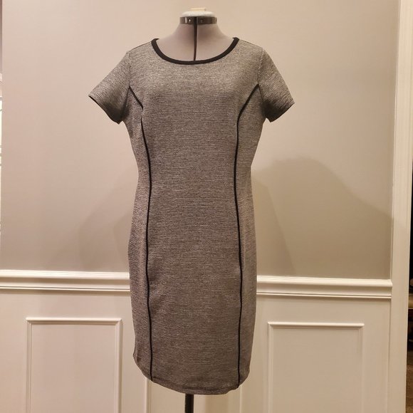 Chicos Size 1 Grey Dress - Picture 1 of 4